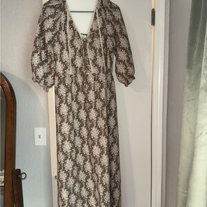 Neuflora New England Dress - Brown Floral